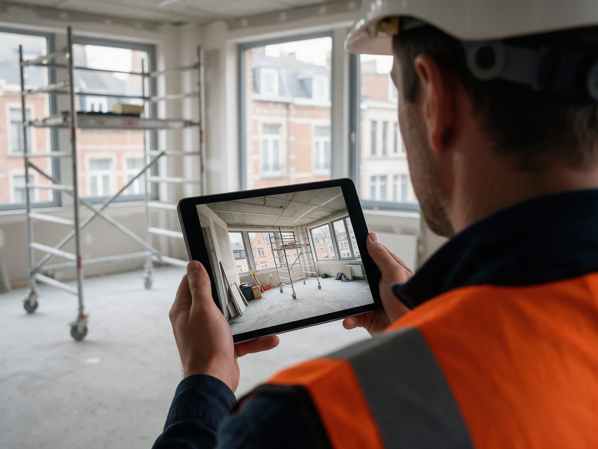 Suivi de chantier sur tablette