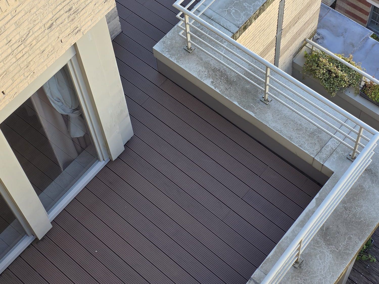 Terrasse en toiture après travaux