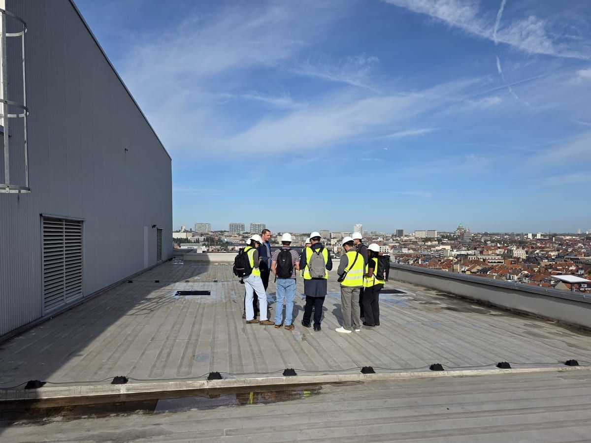 Visite de chantier en toiture